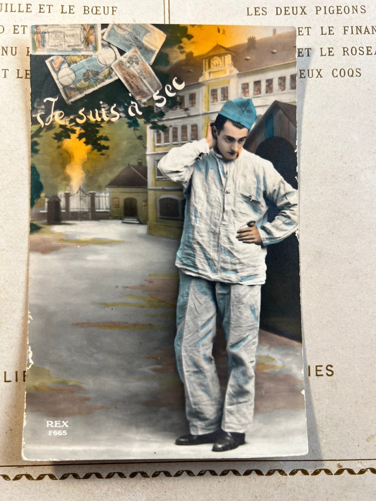 3-10-1932 Je suis à sec - militair (GO), Ophalen of Verzenden, 1920 tot 1940, Gelopen, Overige thema's