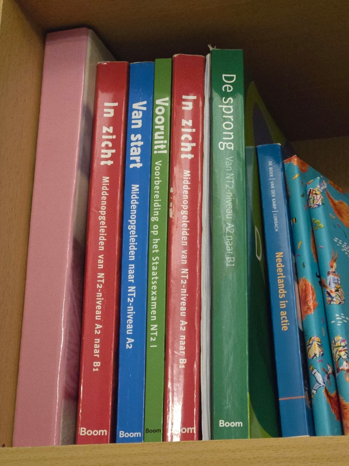 NT2 Boeken: In Zicht, Van Start, Vooruit!, De Sprong, Ophalen of Verzenden, Zo goed als nieuw, MBO, Diverse auteurs (Boom uitgevers)