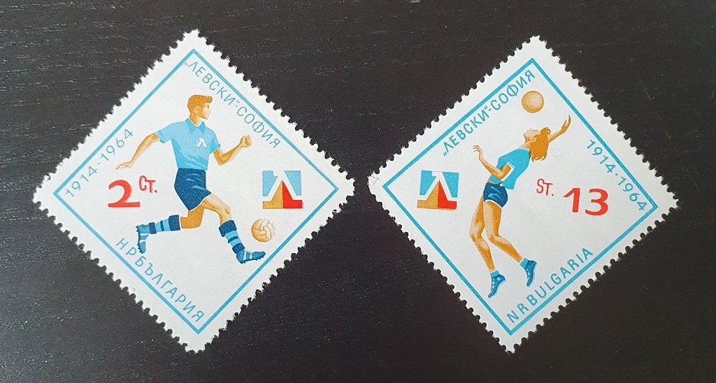 Bulgarije 1964 Sport Voetbal Volleybal Michel 1452-1453 pf, Verzenden, Postfris, Sport