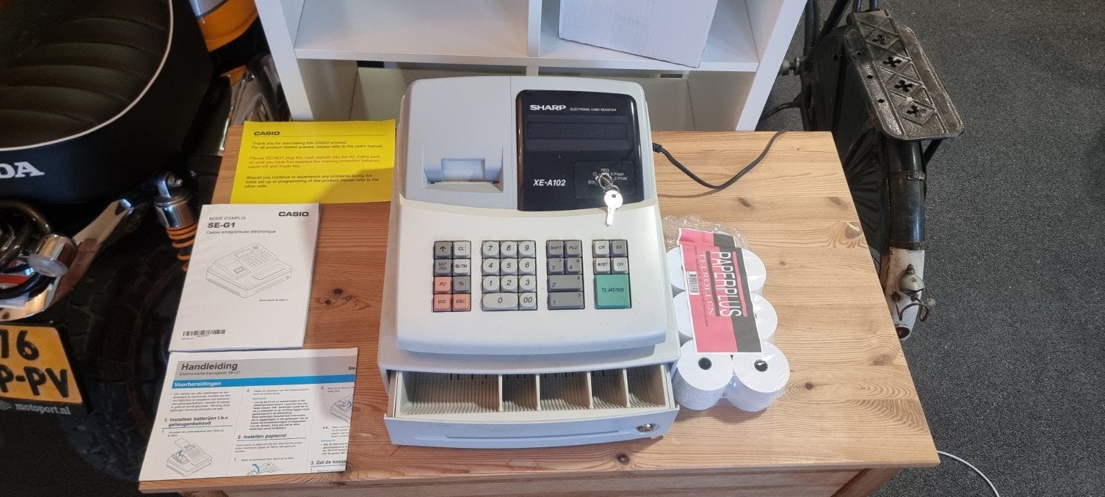 Sharp XE-A102 Elektronische Kassa, Ophalen of Verzenden