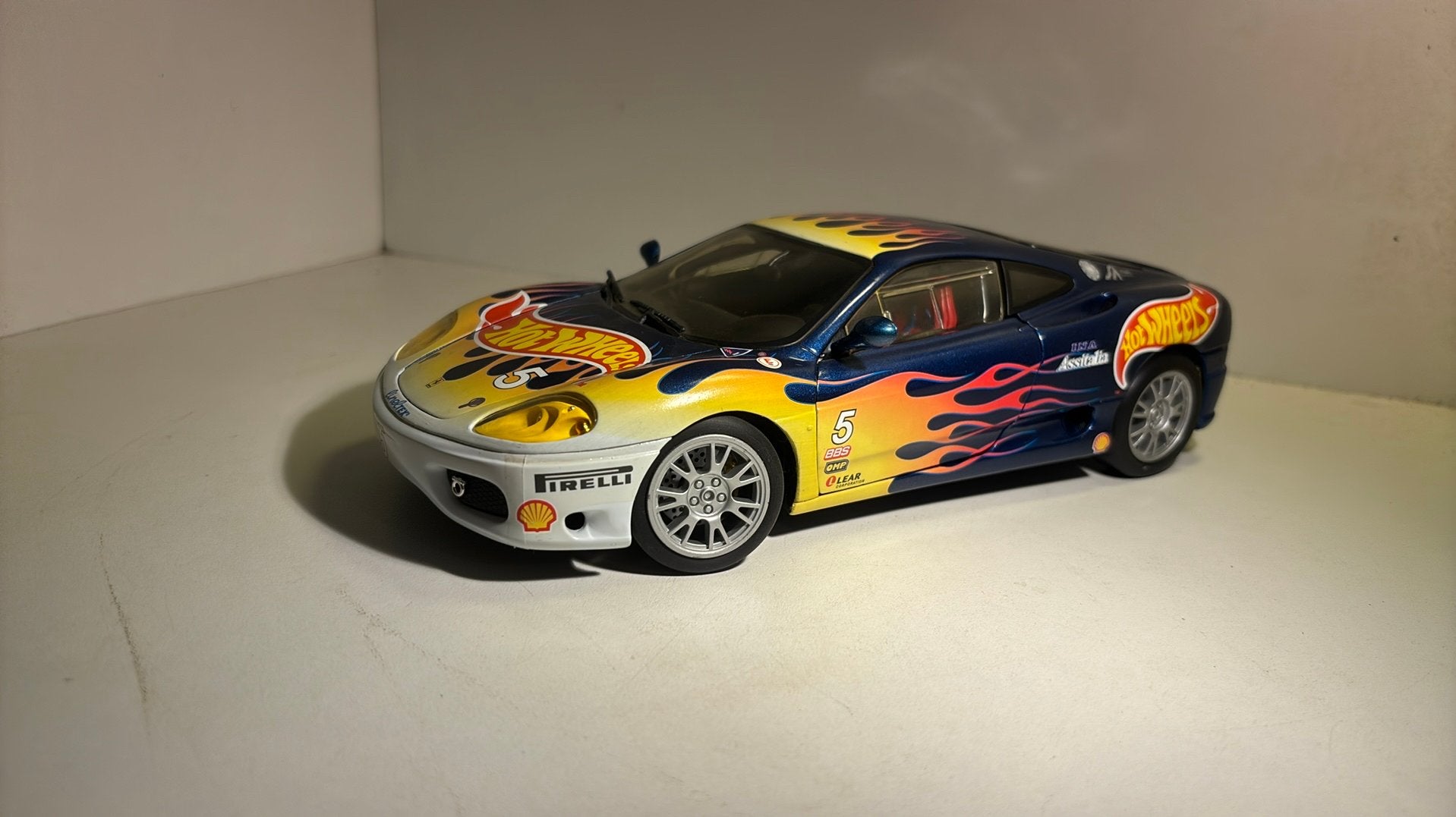 Ferrari 360 modena #5 hot wheels 1.18, Ophalen of Verzenden, Hot Wheels, A, A