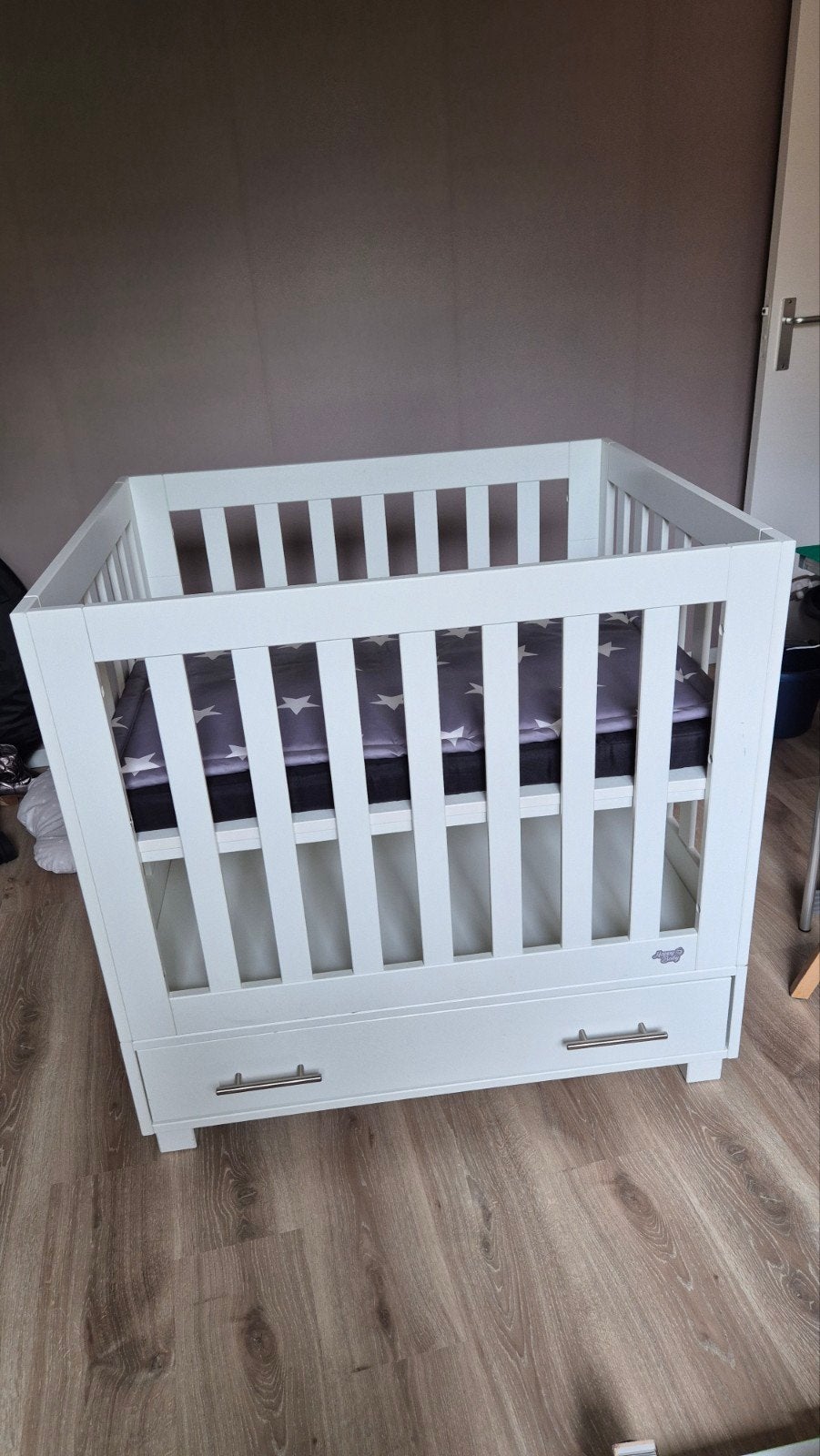 Happy Baby box met lade - Wit, Kinderen en Baby's, Boxen, Ophalen, Gebruikt, Vierkant, In hoogte verstelbaar