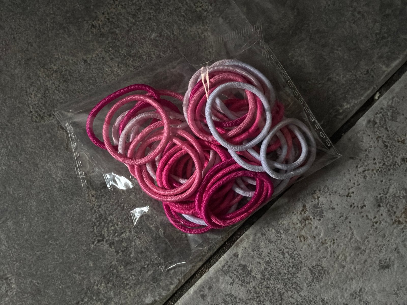 Set van Roze en Witte Haarelastiekjes, Sieraden, Tassen en Uiterlijk, Ophalen, Overige typen
