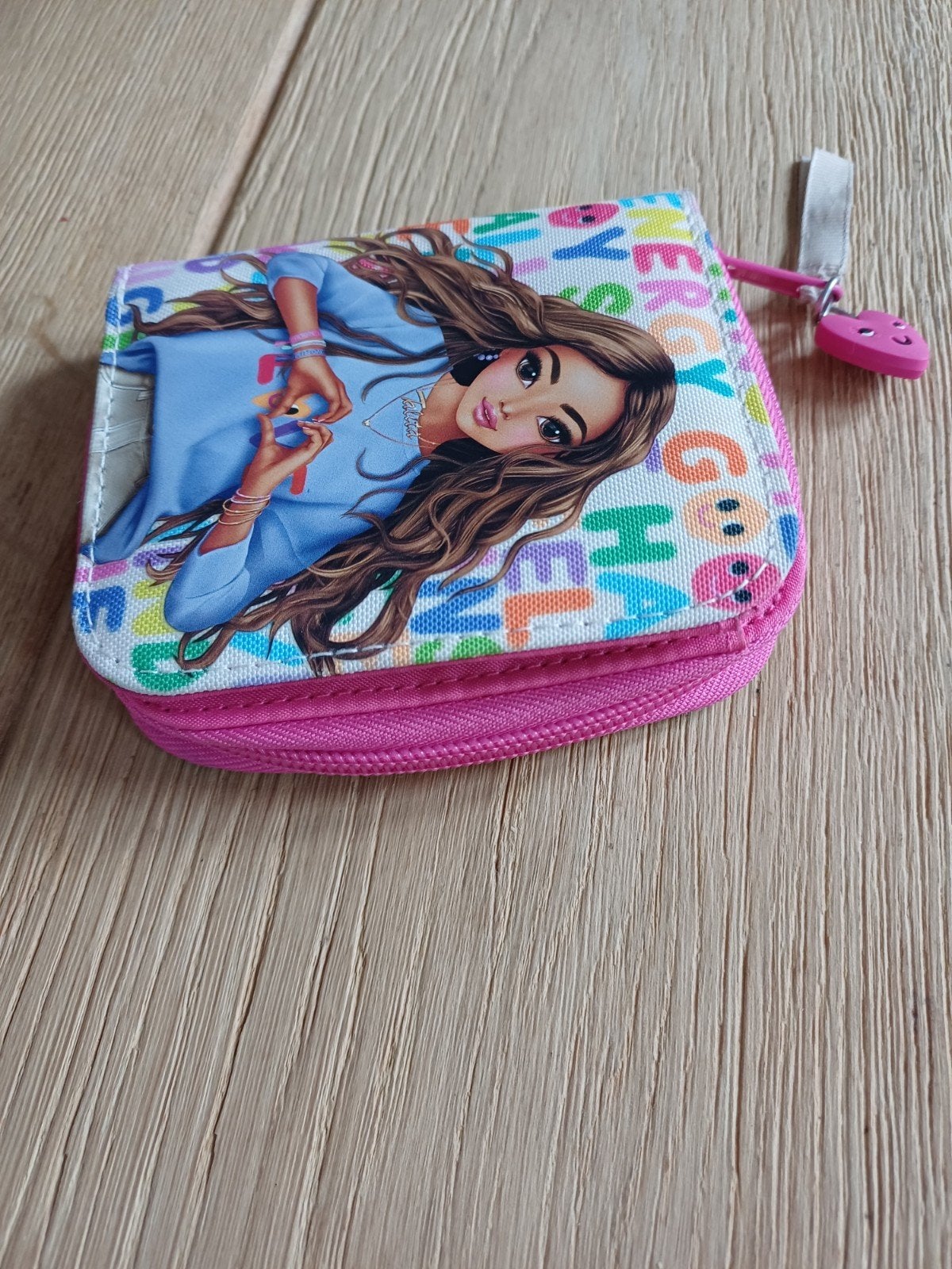 Leuke portemonnee met vrolijke print, Ophalen, Zo goed als nieuw, Roze, Overige merken