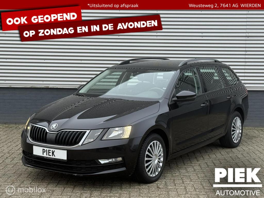 Skoda Octavia Combi 1.6 TDI Ambition AUTOMAAT EXPORTPRIJS, Gebruikt, 4 cilinders, 116 pk, Zwart