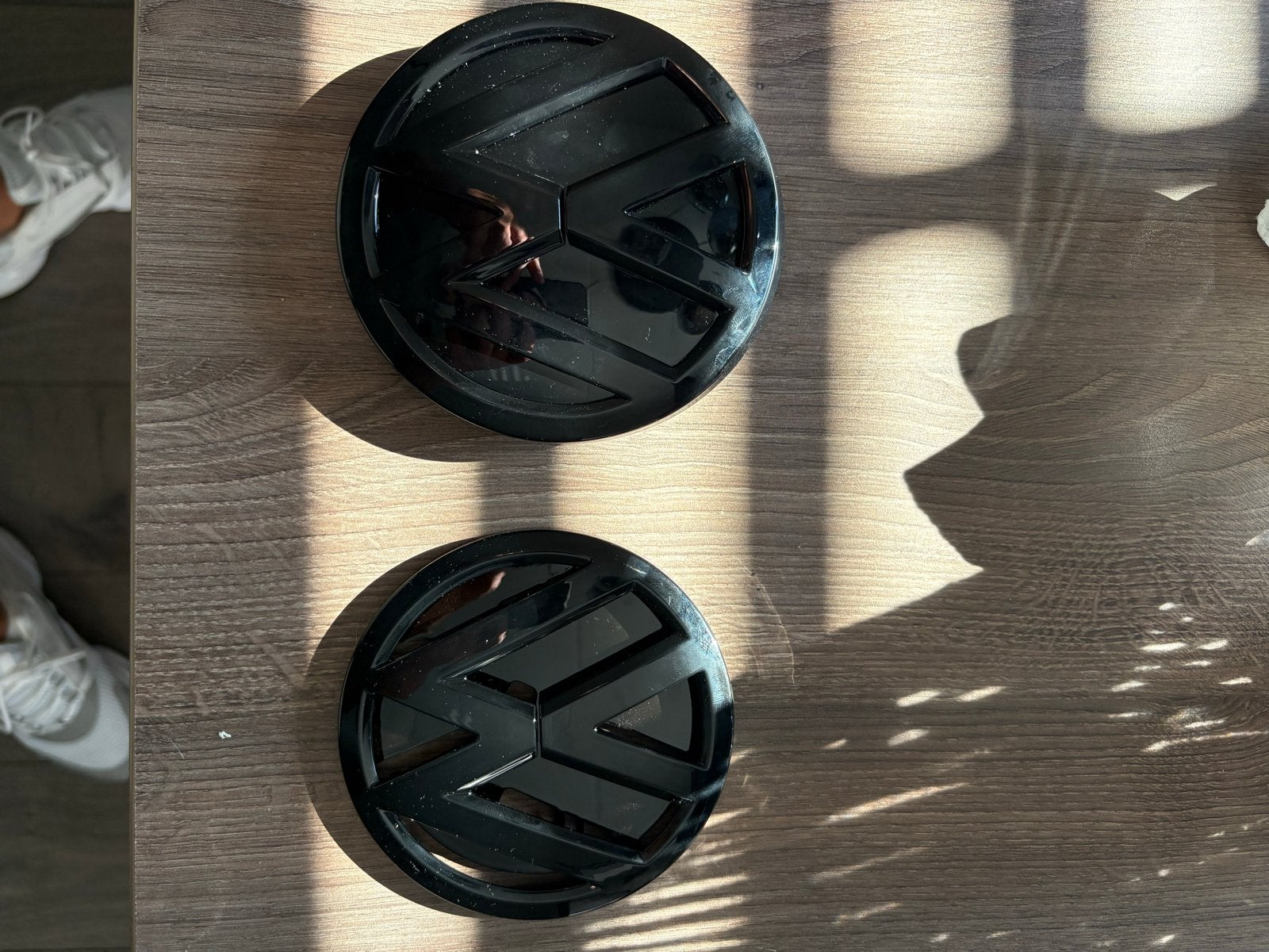 Volkswagen Polo Zwart Embleem 2014-2018, Ophalen, Gebruikt, Volkswagen
