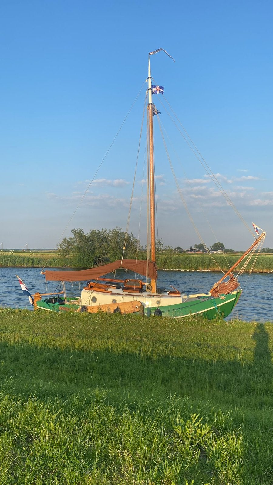 Blok zeeschouw 8,90 M, Watersport en Boten, Ophalen, Staal, Binnenboordmotor, Zo goed als nieuw