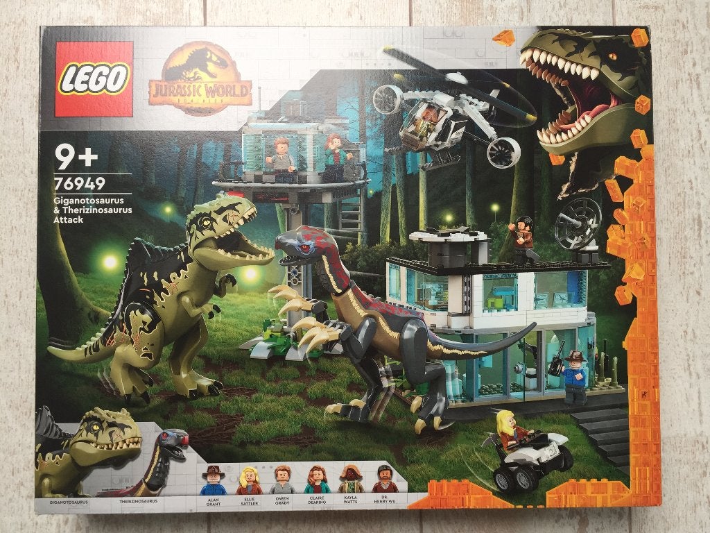 LEGO® 76949 - Giganotosaurus & Therizinosaurus attack *Nieuw, Jurassic World, Lego, Nieuw, Ophalen of Verzenden