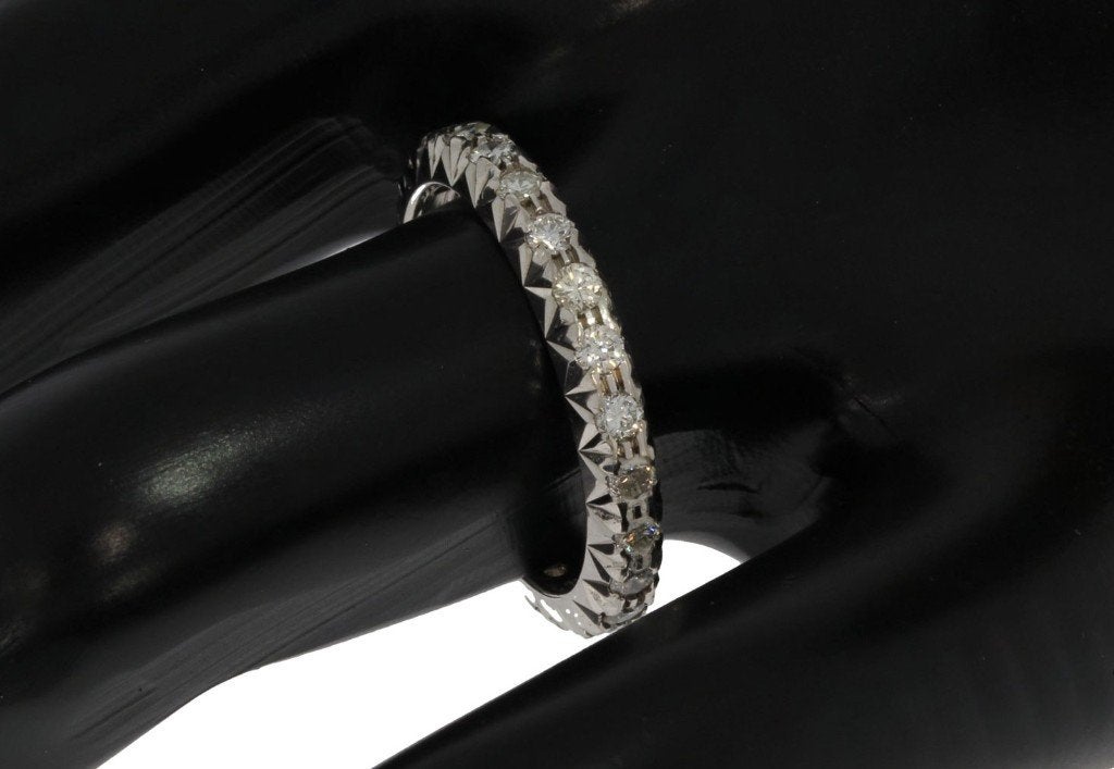 Alliance luxe 24 diamanten 14k gouden aanschuif ring dames, Voordeelsieraden, Verzenden, Met edelsteen, Dame