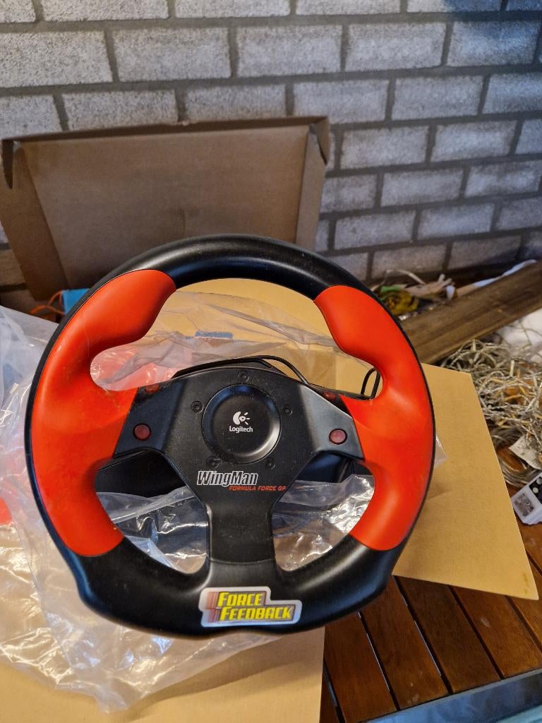 Logitech WingMan Formula Force GP – Force Feedback, Computers en Software, Joysticks, Gebruikt, Ophalen