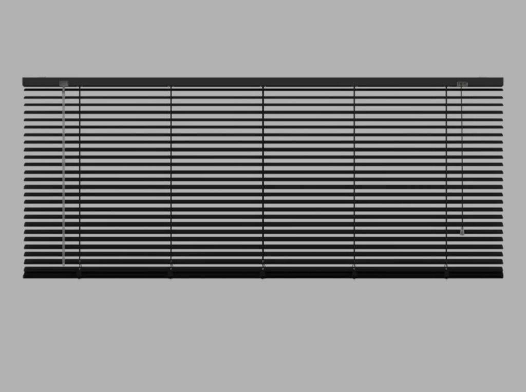Zo goed als nieuwe horizontale jaloezie 254x192 cm, Ophalen, Zwart, Zo goed als nieuw, 200 cm of meer