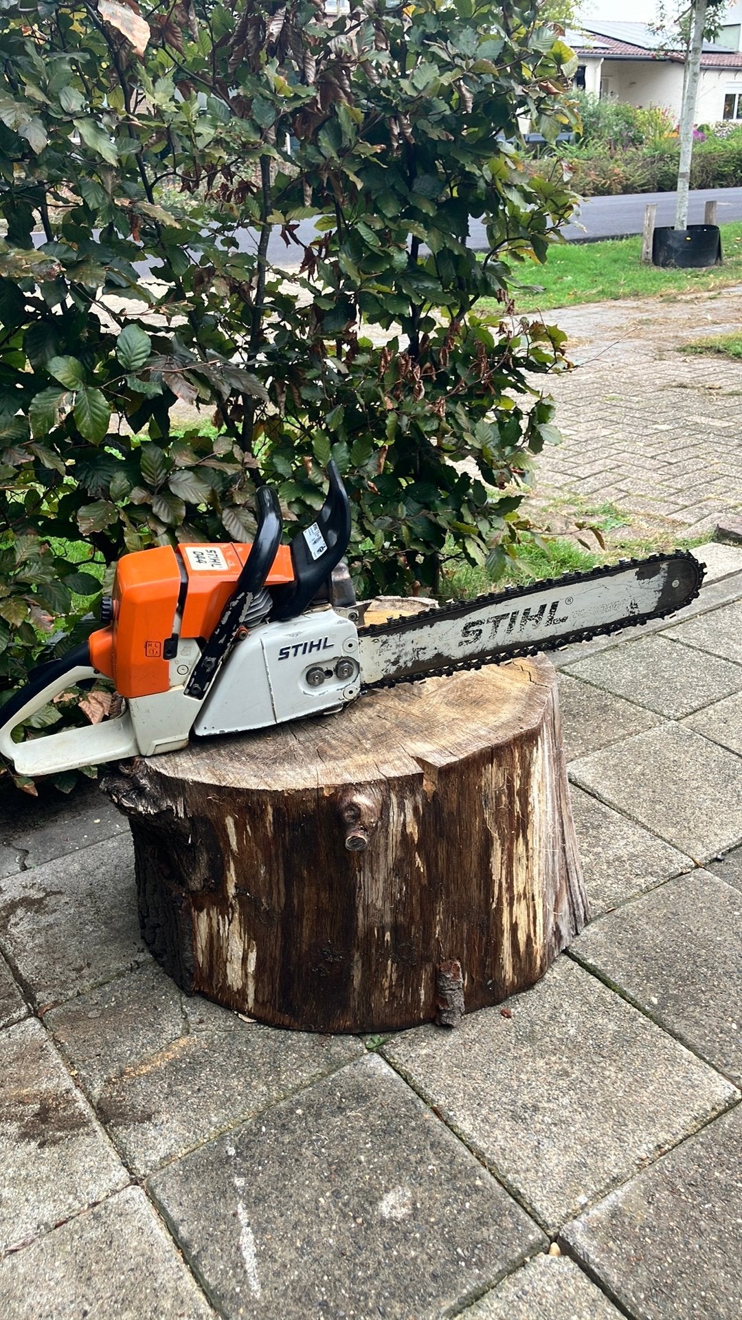 Stihl 044 kettingzaag, Ophalen, Gebruikt, Benzine