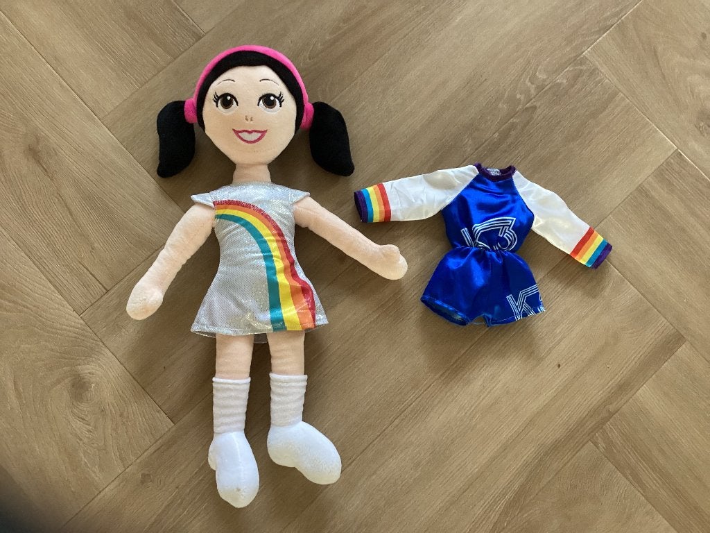 K3 knuffel / pop Marthe groot, Gebruikt, Overige merken, Overige karakters, Overige typen