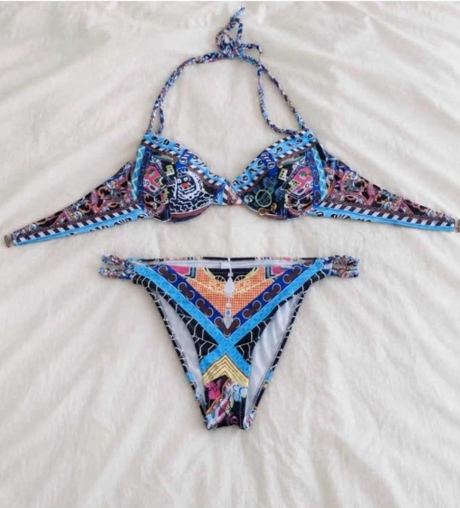 Nieuwe Boho bikini M, Nieuw, Meerkleurig, Verzenden, Boho