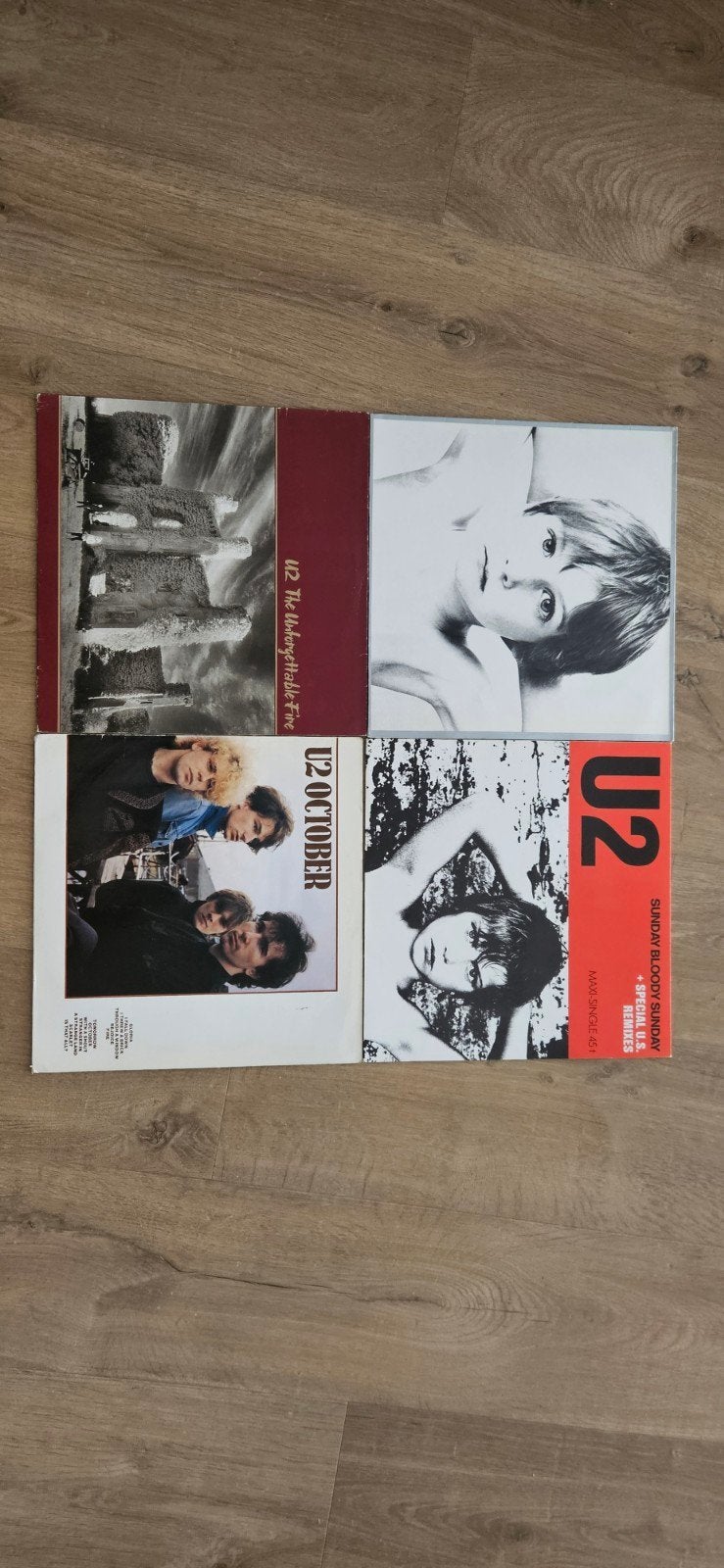 U2 Vinyl Collectie: 9 LP's en Singles, Ophalen, LP, Gebruikt, Originele persing