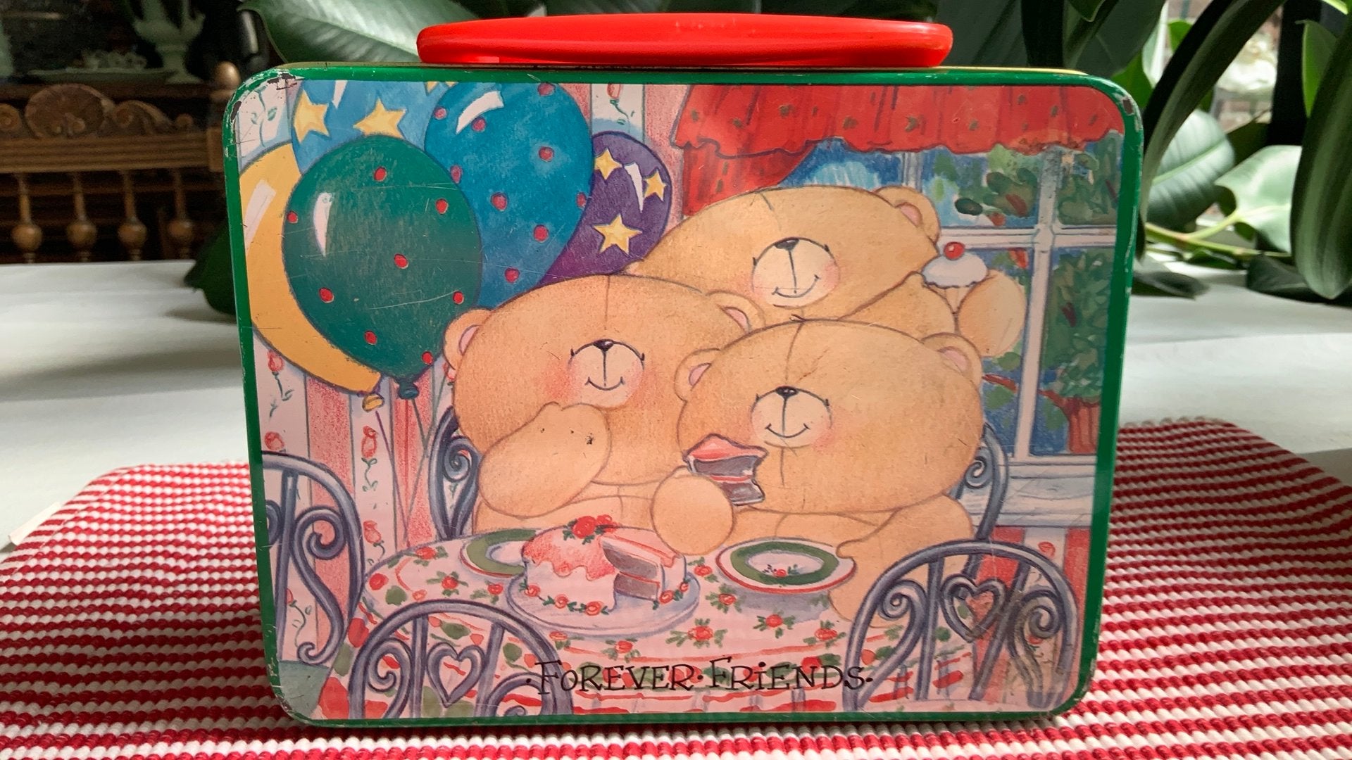 Vintage blikken koffertje Forever Friends/1994, Ophalen of Verzenden, Gebruikt, Overige typen, Forever Friends