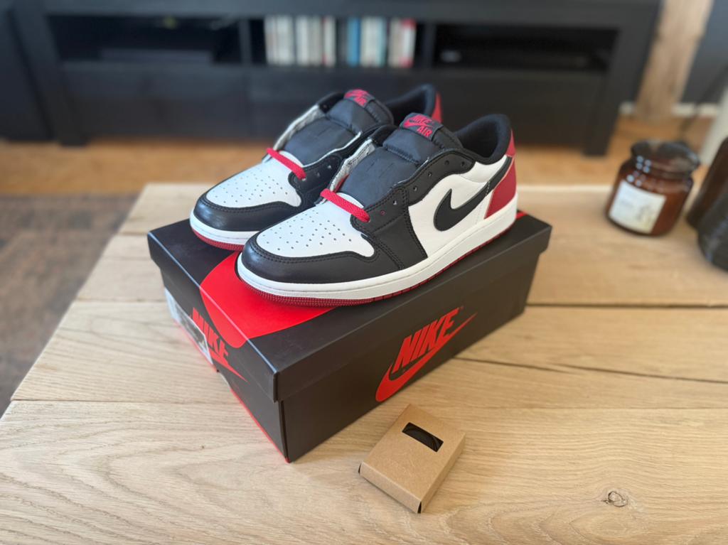 Jordan 1 retro low og - black toe, Kleding | Heren, Schoenen, Nieuw, Sneakers of Gympen, Overige kleuren, Ophalen