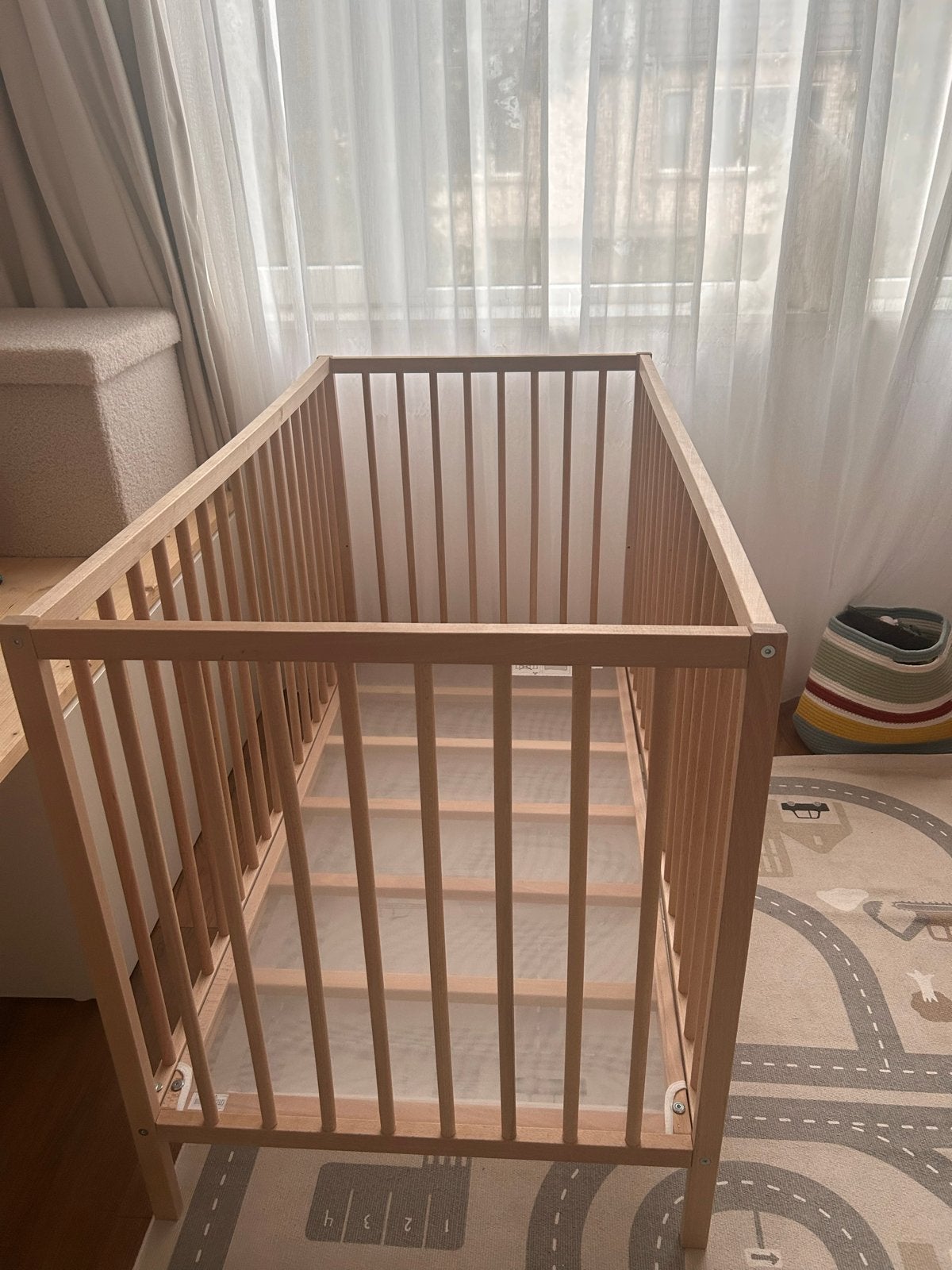 IKEA Singlar Ledikant 120x60 - Zo goed als nieuw, Kinderen en Baby's, Babywiegjes en Ledikanten, Ophalen, Zo goed als nieuw, Ledikant