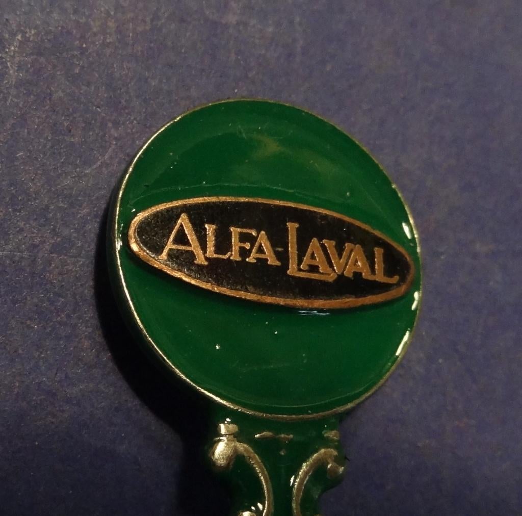 Alfa Laval Melkmachine Koffie Thee Lepeltje Met Email Logo, Verzenden, Gebruikt, Auto's