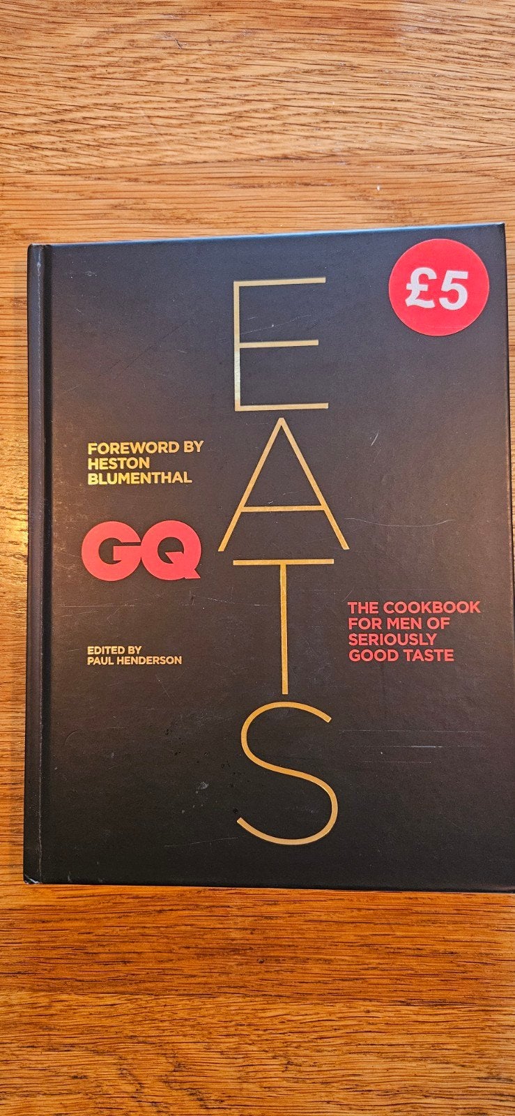 GQ Eats: Kookboek voor mannen met smaak, Boeken, Heston Blumenthal, Paul Henderson, Ophalen of Verzenden, Overige gebieden, Hoofdgerechten