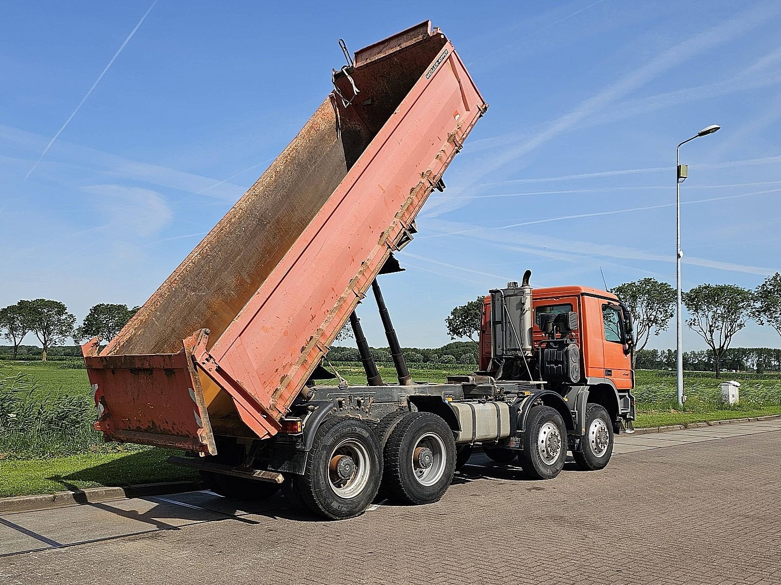 MERCEDES-BENZ ACTROS 4148 ak 8x8 eps meiller, Automaat, Euro 5, Overige kleuren, Mercedes-Benz