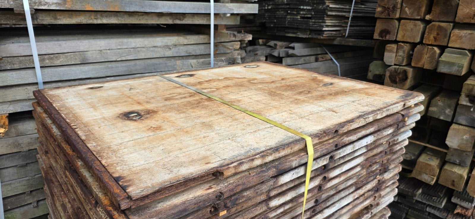Harthouten steenschotten | 140 x 110 x 3 cm | 30 stuks, 25 tot 50 mm, Overige typen, Ophalen of Verzenden, Minder dan 200 cm