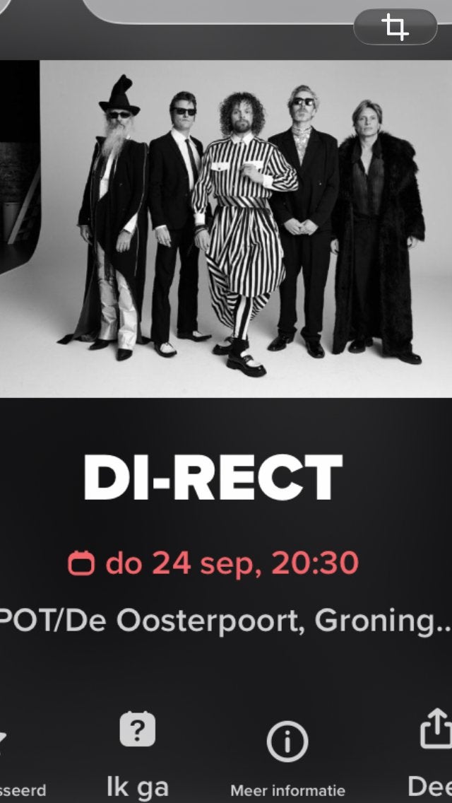 DI-RECT 24/9/26 (2 tickets)Groningen, Tickets en Kaartjes, Twee personen, September