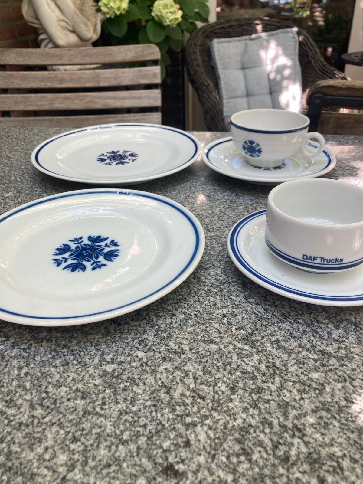 Vintage DAF Trucks servies - Maastricht Holland, Ophalen of Verzenden