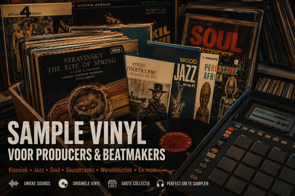Vintage sample vinyl voor producers & beatmakers, Ophalen of Verzenden, Zo goed als nieuw, Overige formaten