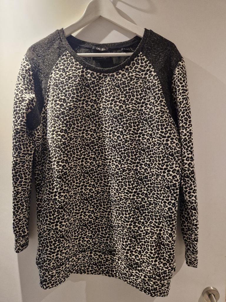 Maison Scotch & soda sweater trui maat L panterprint, Overige kleuren, Maat 42/44 (L), Gedragen, Maison Scotch