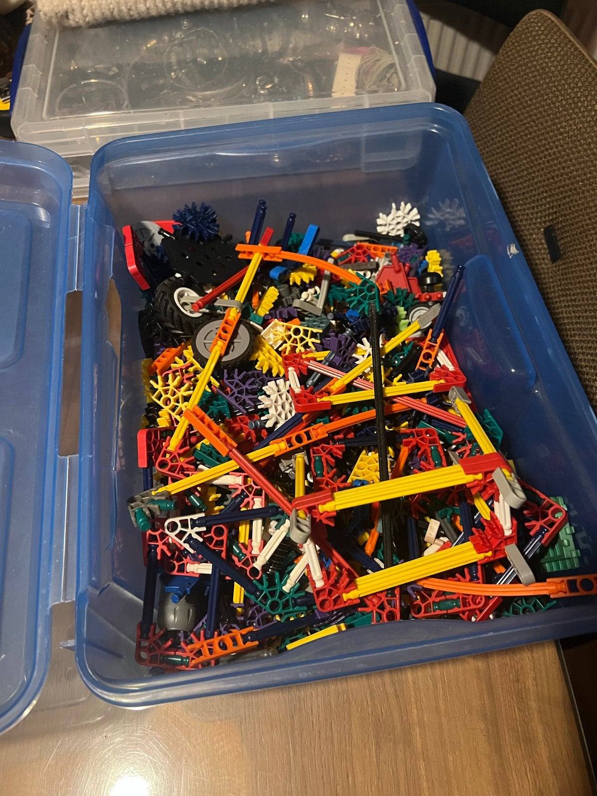 Bak K'nex, Ophalen, Gebruikt, K'nex