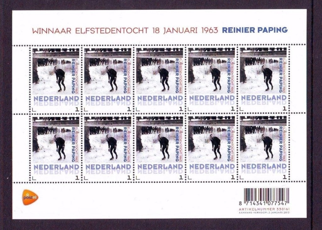 2013 Vel Reinier Paping 3012 postfris, Postzegels en Munten, Verzenden, Na 1940, Postfris