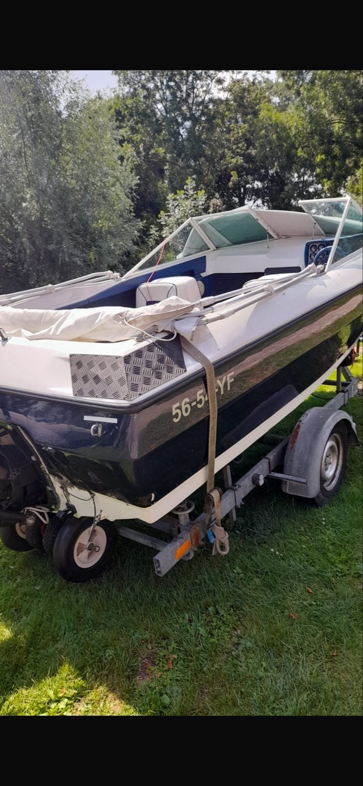 Mooie boot met 140 pk motor, vaart uitstekend, Watersport en Boten, Speedboten, Ophalen, Gebruikt, Binnenboordmotor, 120 tot 200 pk
