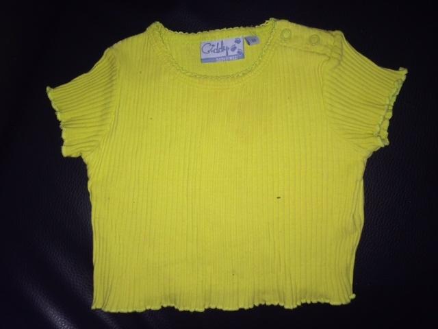 Nieuwe gele Ciddy zomer shirtje t-shirt topje maat 68, Meisje, Ophalen of Verzenden, Shirtje of Longsleeve, Ciddy