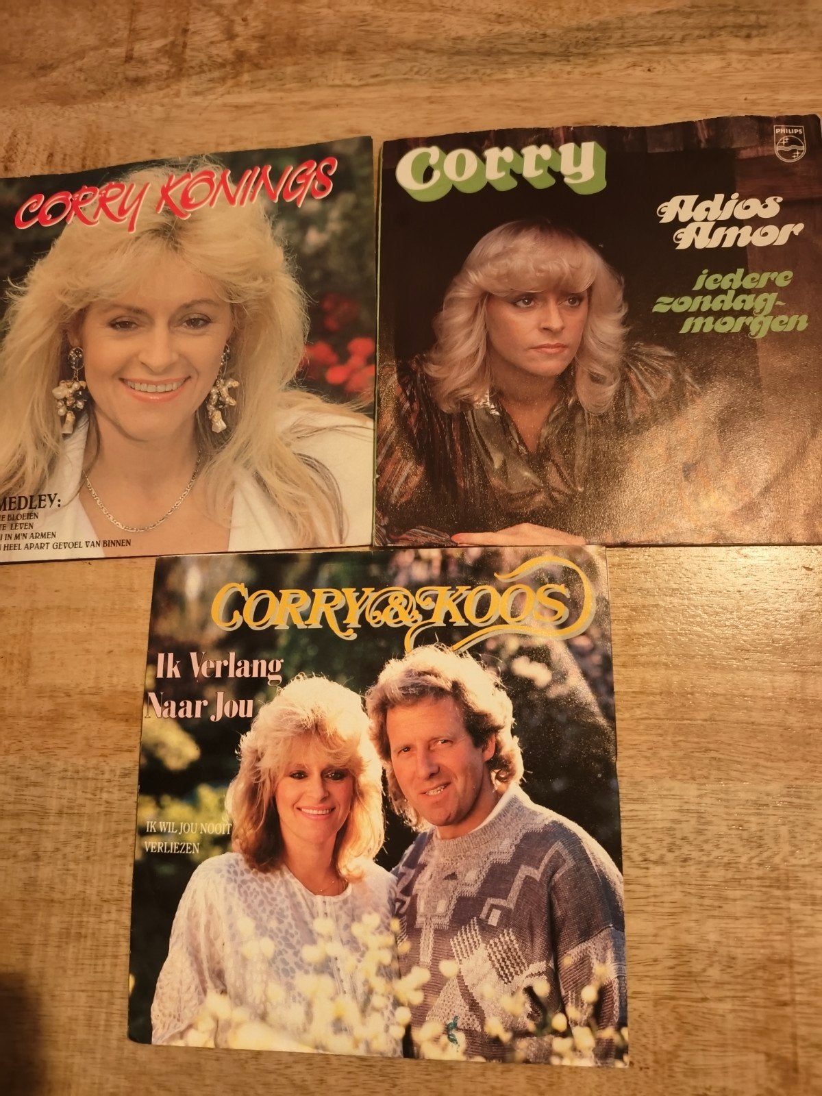 Corry Konings & Corry & Koos - Diverse Singles, Ophalen of Verzenden, Gebruikt