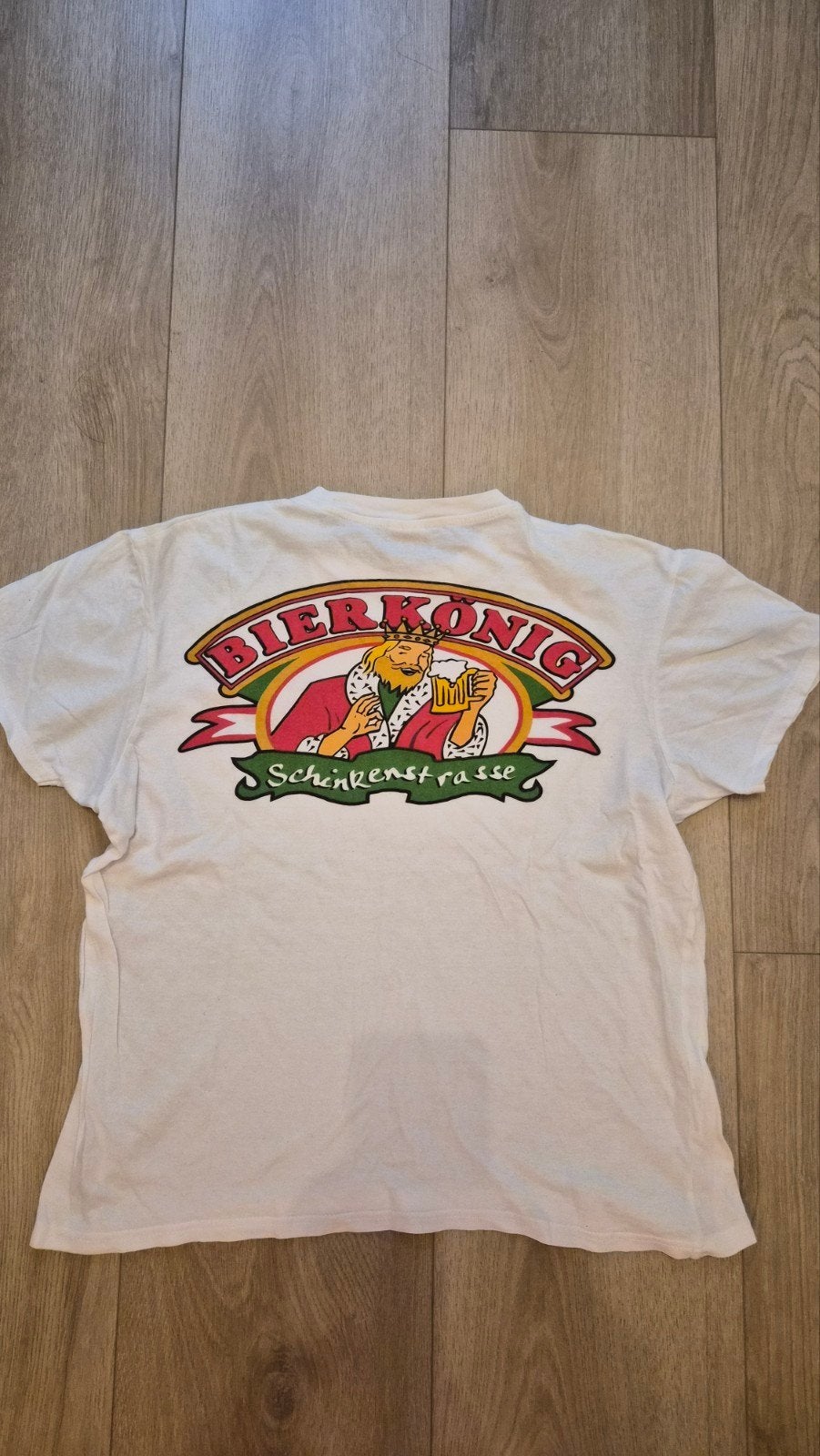 Bierkönig t-shirt Mt.XL, Verzenden, Wit, Bierkönig, Maat 56/58 (XL)