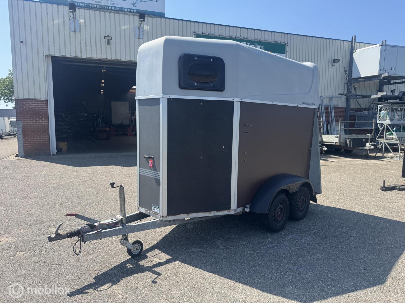 Humbaur HP2003 1,5paards paardentrailer 1600kg, Dieren en Toebehoren, Paarden en Pony's | Trailers en Aanhangwagens, Gebruikt