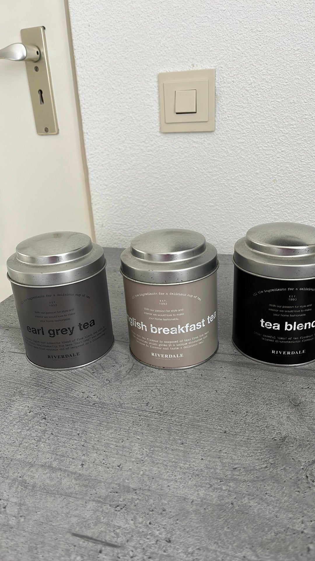 Bewaarpotjes voor thee, Gebruikt, Overige typen, Ophalen of Verzenden, Glas