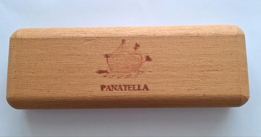 Houten sigarenkistje Panatella, Ophalen, Zo goed als nieuw, Tabaksdoos of Verpakking