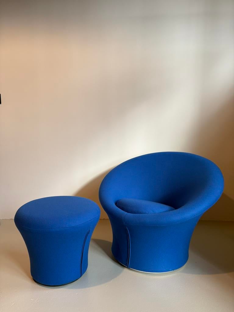 Artifort F560 Mushroom / P560 Pouf ** NIEUWE STOFFERING, Ophalen, Minder dan 75 cm, Zo goed als nieuw, Schijndel