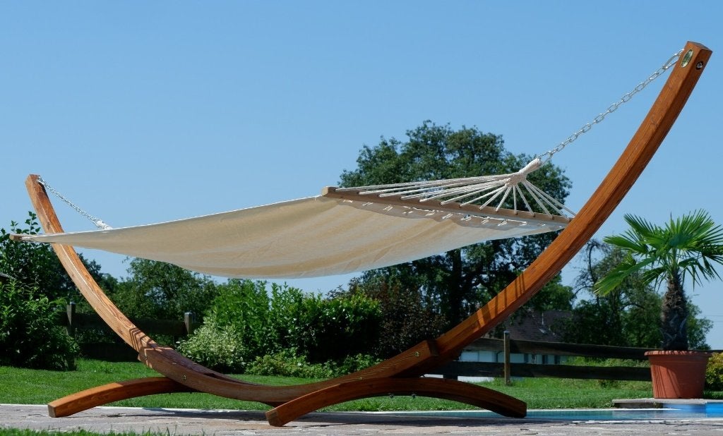 Hangmatstandaard met XXL Hangmat – 4,00 meter | Nieuw, Opvouwbaar, Nieuw, Ophalen of Verzenden, Info@atrader.nl