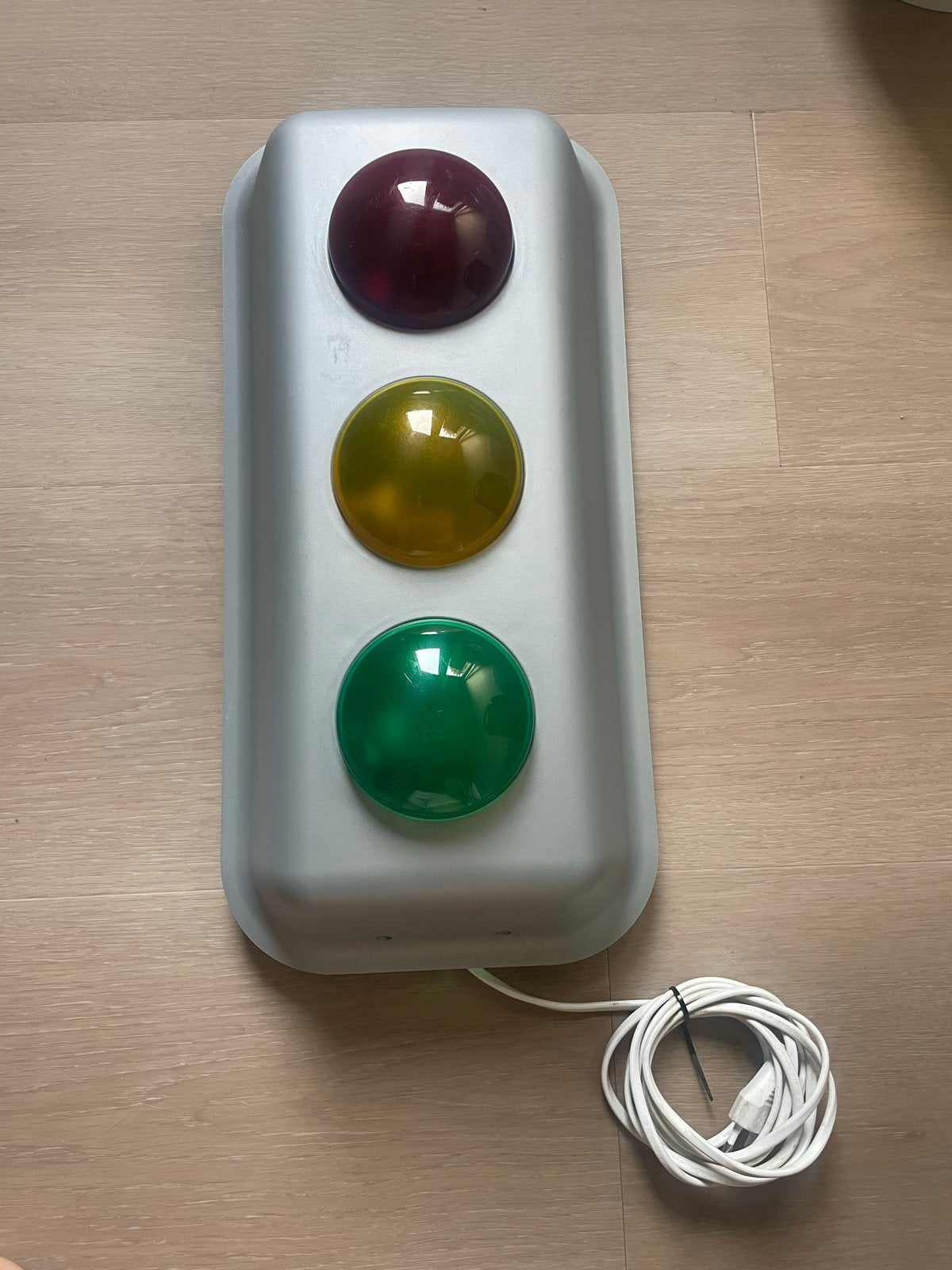 Vintage IKEA stoplicht wandlamp, Gebruikt, Kunststof, Meerkleurig, Vintage