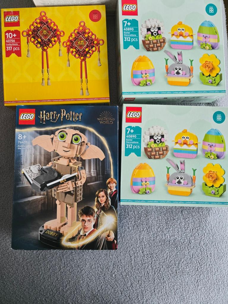 LEGO Harry Potter Dobby, Lucky Knots & Easter Decorations, Ongeopend/sealed, Lego, Ophalen of Verzenden, Complete set