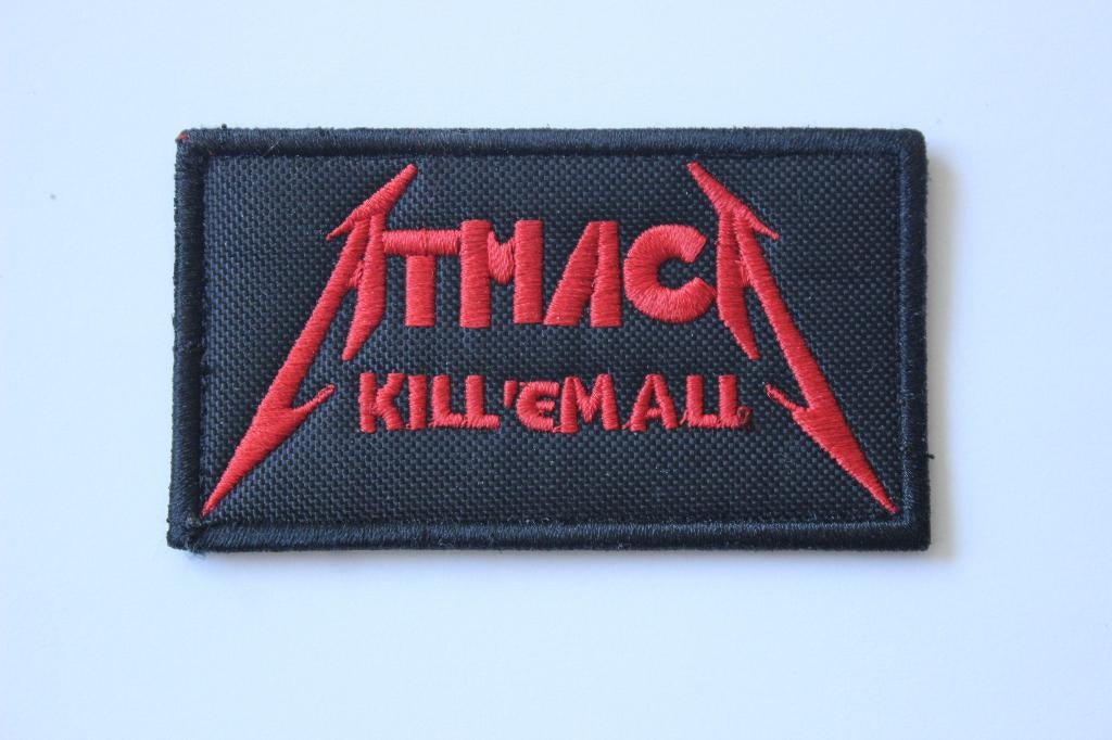patch atmaca missle kill em all, Verzenden, Luchtmacht, Amerika, Embleem of Badge