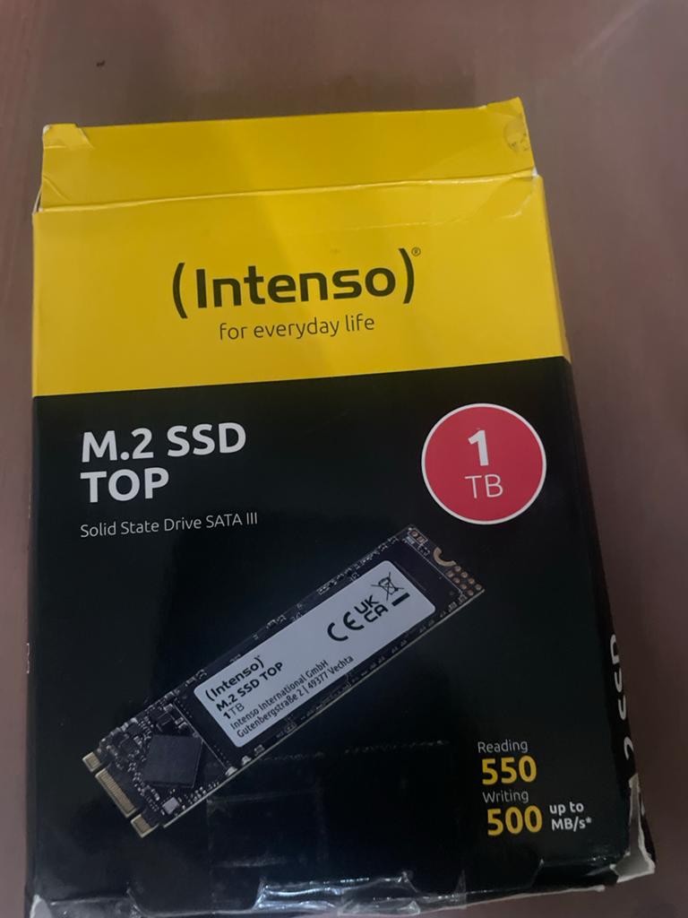 Intenso M.2 2280 SSD 1TB nieuw, Computers en Software, Intern, SSD, Nieuw, Ophalen of Verzenden