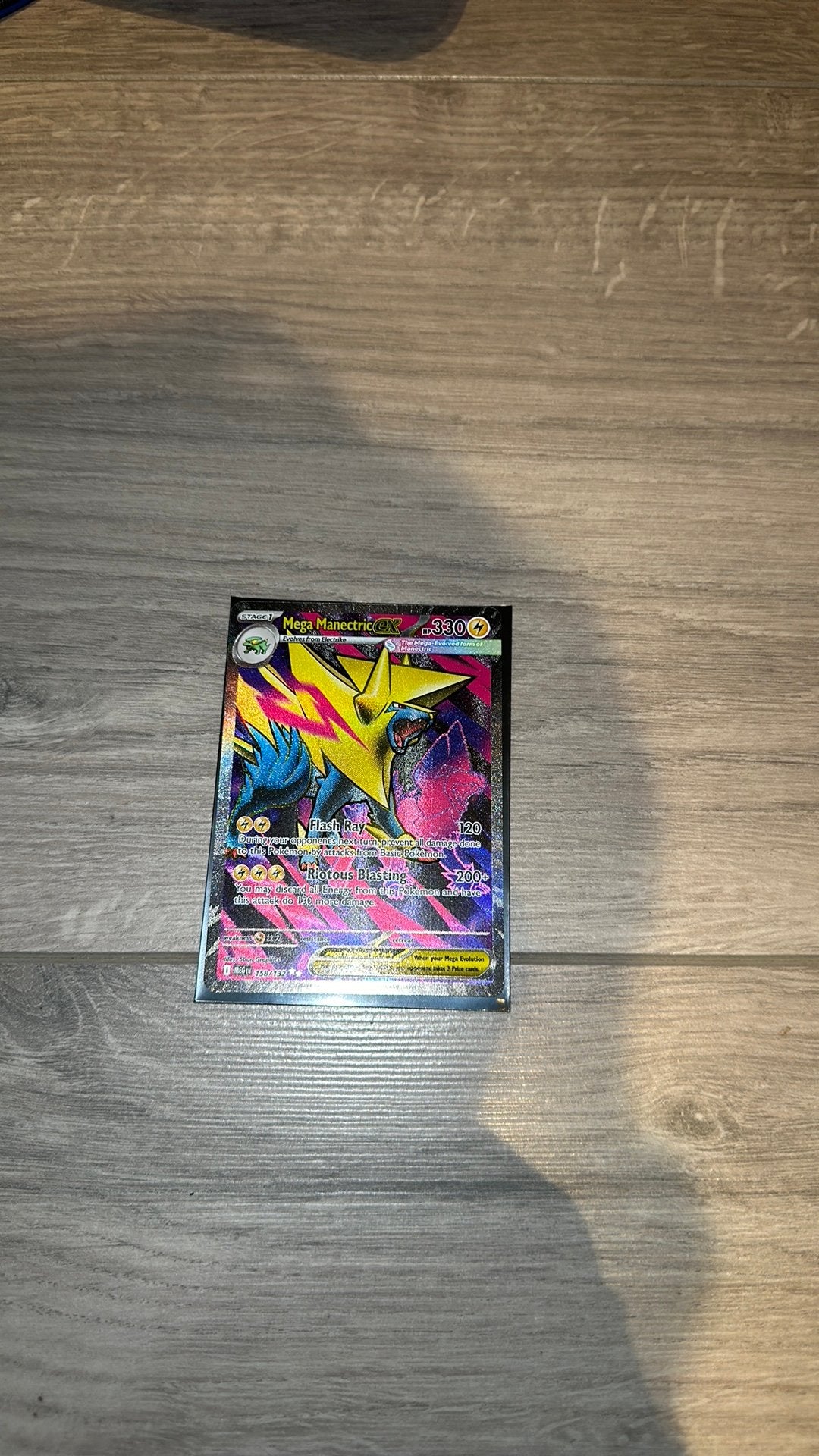 Mega Manectric EX 158/132 - Mega Evolutions, Ophalen of Verzenden, Zo goed als nieuw