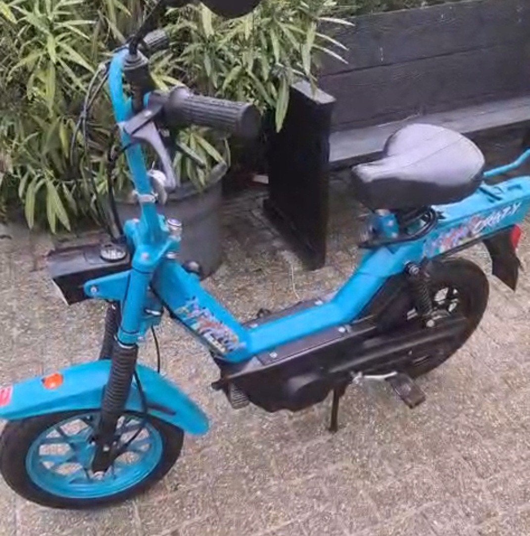 Gilera Citta Eco Bromfiets - Blauw, Ophalen