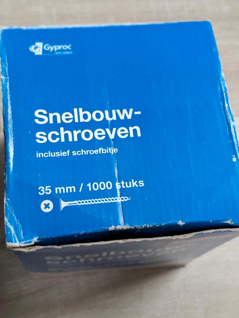 Snelbouwschroeven 35mm, Ophalen of Verzenden, Nieuw, Minder dan 50 mm, Schroeven