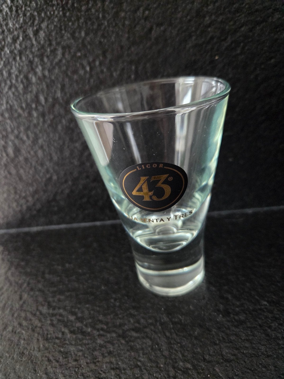 Licor 43 glas, Verzamelen, Glas en Borrelglaasjes, Ophalen of Verzenden, Zo goed als nieuw, Borrel- of Shotglas