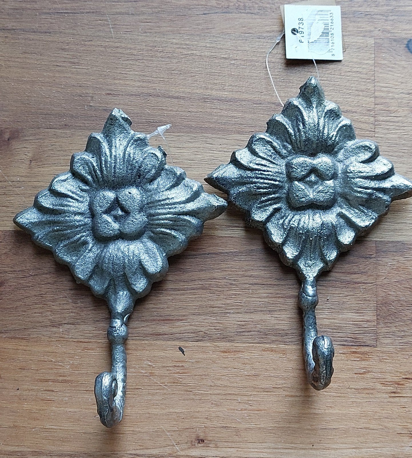Twee wandhaken / ophanghaken van PTMD, Wandhaken, Nieuw, Ophalen of Verzenden, Minder dan 100 cm